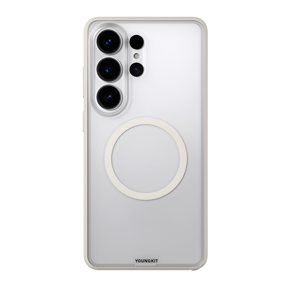 Samsung Galaxy S26 Ultra Uyumlu Kılıf M-safe Şarj Özellikli Youngkit Clear Serisi Kapak