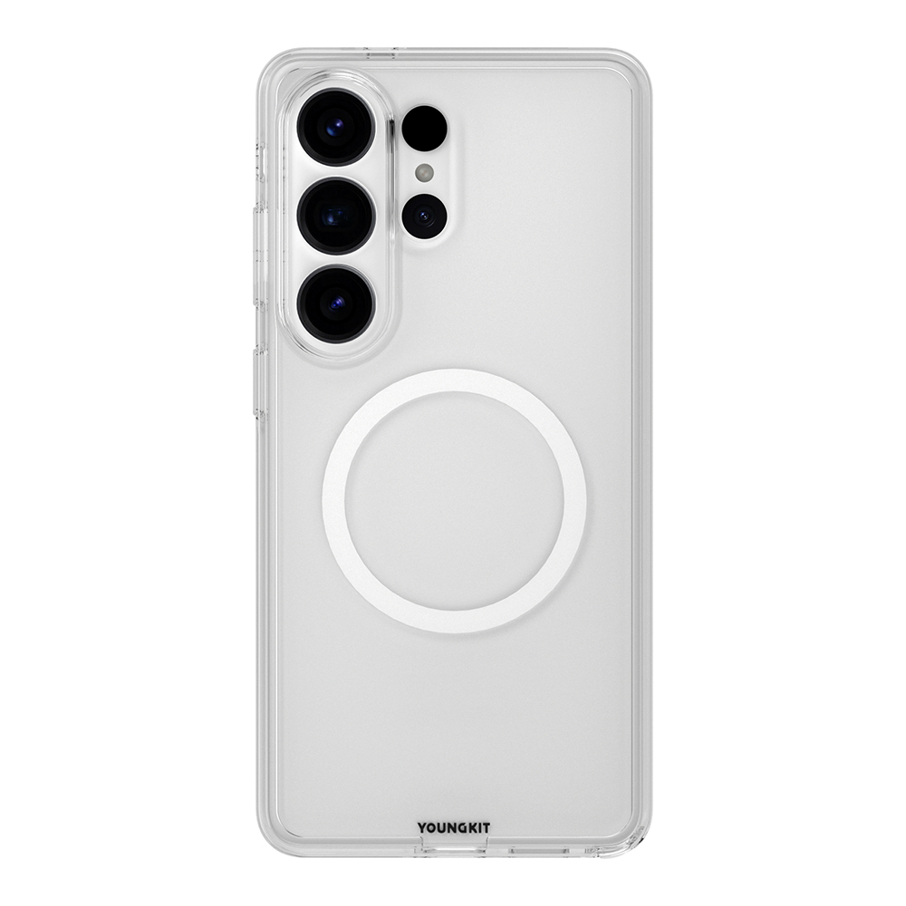 Samsung Galaxy S26 Ultra Uyumlu Kılıf M-safe Şarj Özellikli Youngkit Clear Serisi Kapak