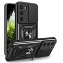 Tecno Spark 40 Pro Uyumlu Kılıf Magnetik Standlı Kamera Korumalı Zore Sürgülü Vega Kapak