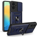 Tecno Spark Go 2 Uyumlu Kılıf Magnetik Standlı Kamera Korumalı Zore Sürgülü Vega Kapak