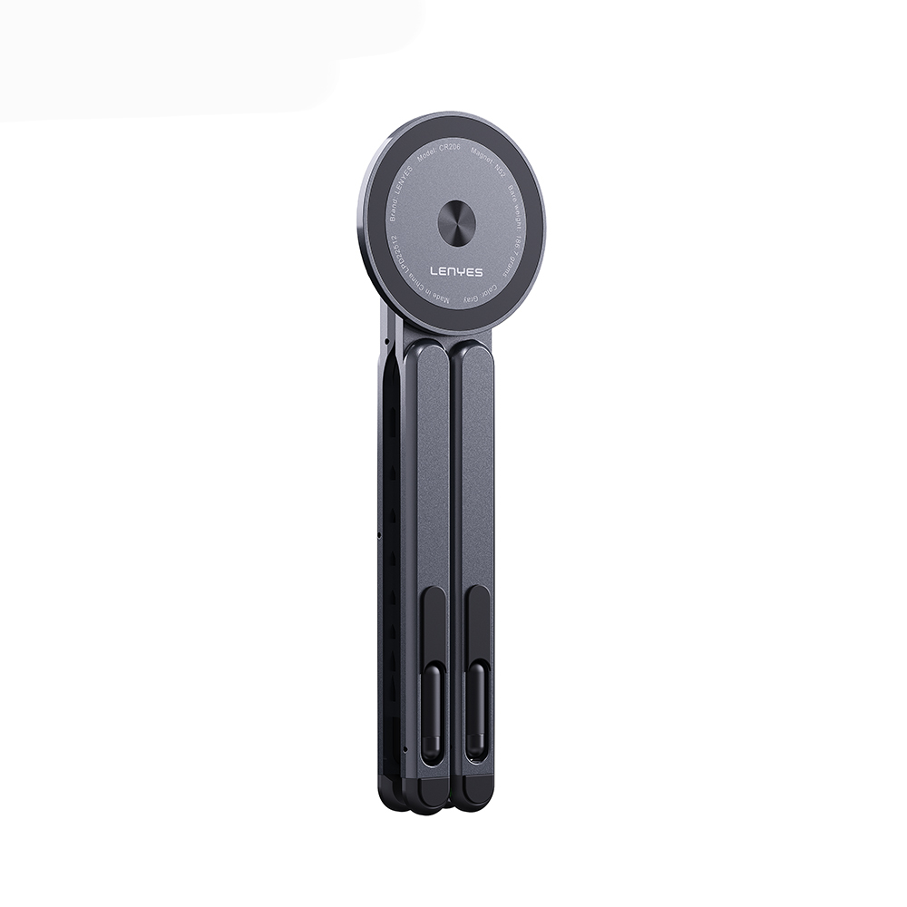 Lenyes CR206 Çok Fonksiyonlu 8 Kademeli Ayarlanabilir Magnetik Laptop & Tablet & Telefon Standı
