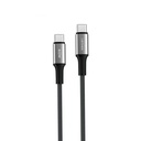 Lenyes LC560 Type-C to Type-C Örgü Tasarımlı Hızlı Şarj Özellikli Data ve Şarj Kablosu 60W 2M