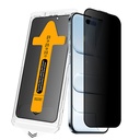 Apple iPhone 15 Uyumlu Zore 2.5D Oliv Privacy Temperli Cam Ekran Koruyucu + Kolay Uygulama Aparatı