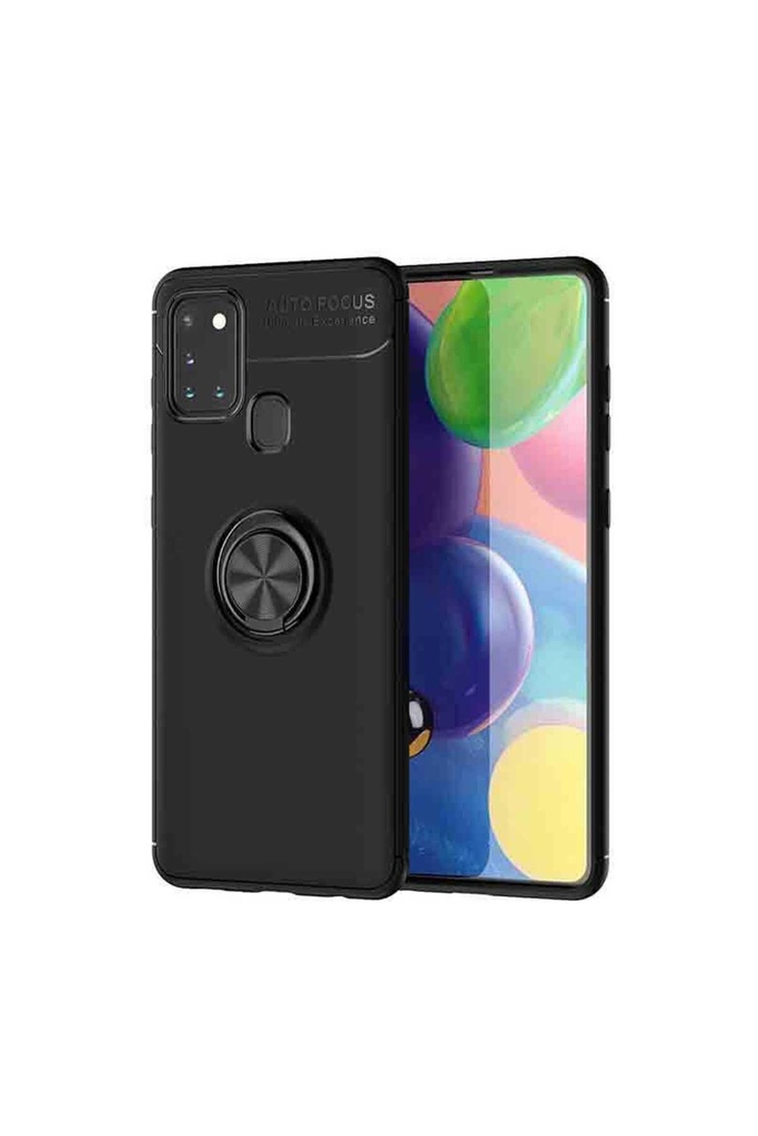 [RNZ-TA40543] Samsung Galaxy A21S Uyumlu Kılıf Zore Ravel Silikon Kapak (Siyah)