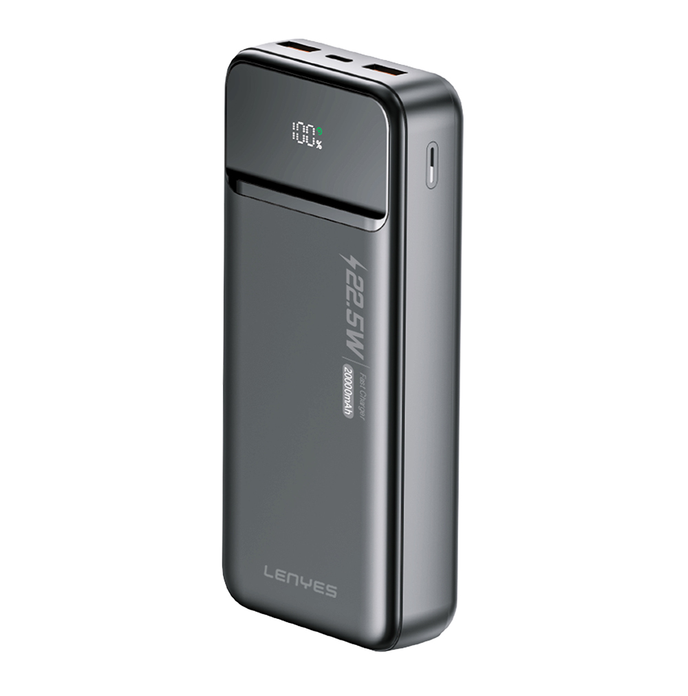 [RNZ-TA130567] Lenyes PX254D PD 20W Hızlı Şarj Özellikli Dijital LED Göstergeli Powerbank 22.5W 20000mAh