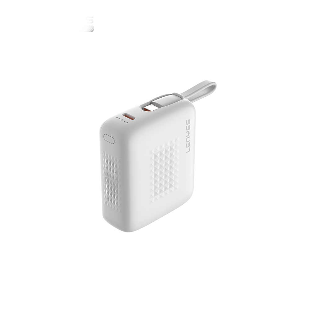 [RNZ-TA130563] Lenyes PX169D PD 22.5W Hızlı Şarj Özellikli LED Göstergeli Type-C Kablolu Mini Taşınabilir Powerbank 10000mAh