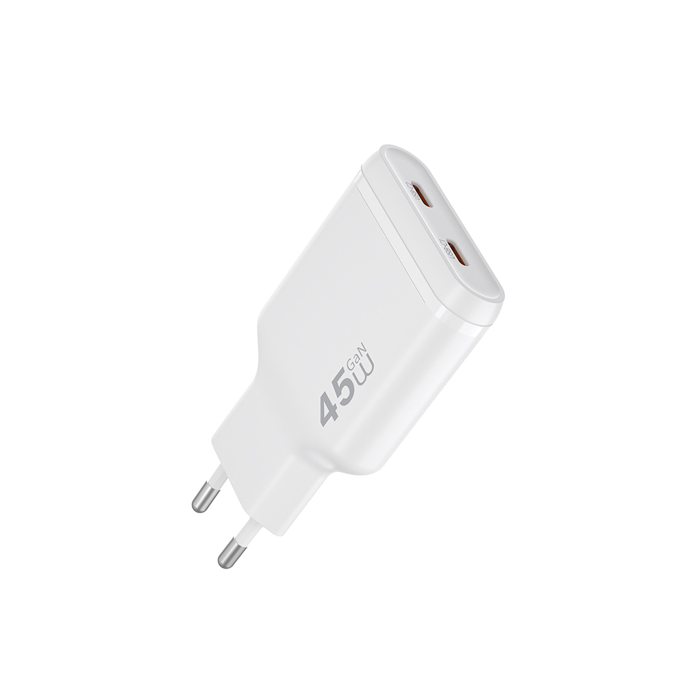 [RNZ-TA130526] Wiwu Wi-G034 Essen Slim Serisi GaN Tech PD Hızlı Şarj Özellikli Şarj Başlığı 45W