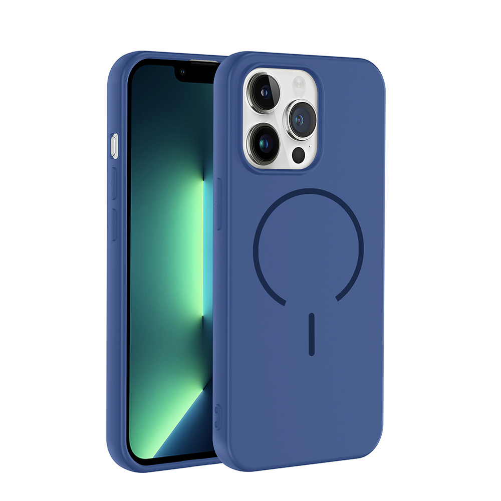 Apple iPhone 13 Pro Uyumlu Kılıf M-safe Şarj Özellikli Zore Meta Kapak