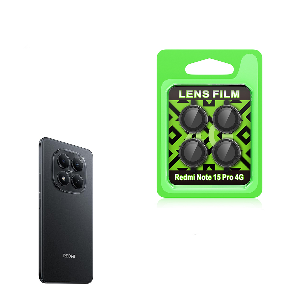 Xiaomi Redmi Note 15 Pro 4G Uyumlu Zore CL-07 Kamera Lens Koruyucu