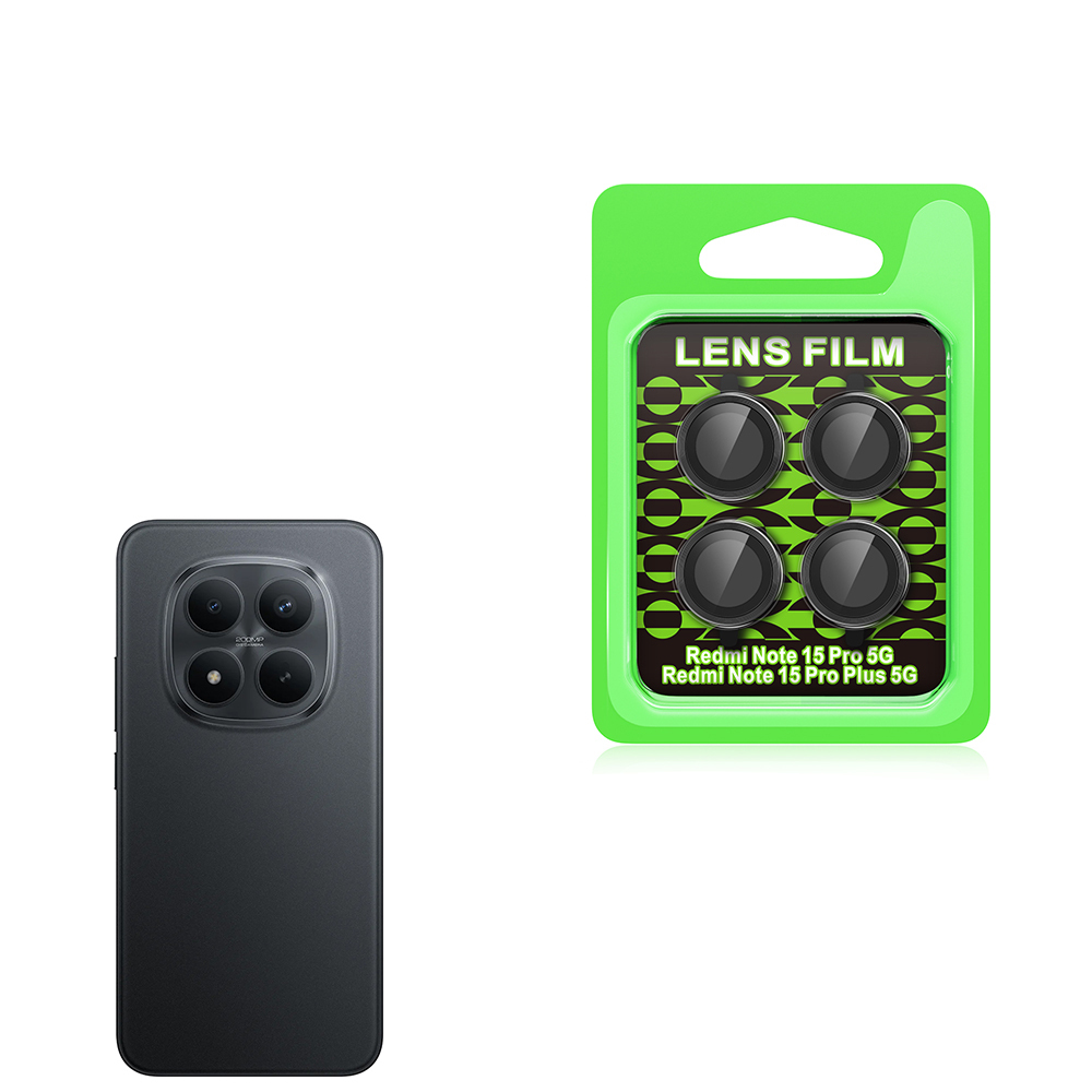 Xiaomi Redmi Note 15 Pro Plus Uyumlu Zore CL-07 Kamera Lens Koruyucu