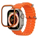 Apple Watch Ultra 49mm Uyumlu Mohseven iWatch Serisi Safir Akıllı Saat Temperli Cam Ekran Koruyucu