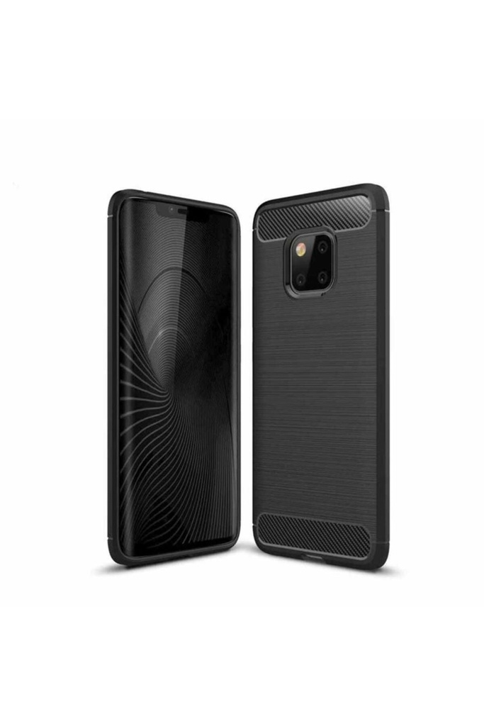 [RNZ-TA15420] Huawei Mate 20 Pro Uyumlu Kılıf Zore Room Silikon Kapak (Siyah)
