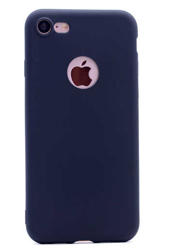 [RNZ-TA1215] Apple iPhone 7 Uyumlu Kılıf Zore Premier Silikon Kapak (Siyah)