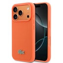 Apple iPhone 17 Pro Uyumlu Kılıf Lacoste Orjinal Lisanslı M-safe Şarj Özellikli PU Pike Desenli Metal Logolu Kapak