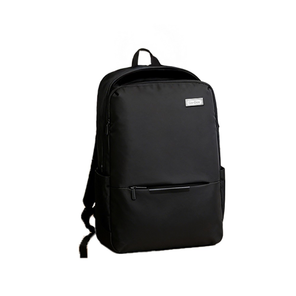 [RNZ-TA131790] Go Des GD-6005 Nefes Alabilen Kumaş Şok Emici Omuz Askılı Laptop ve Notebook Sırt Çantası (Siyah)