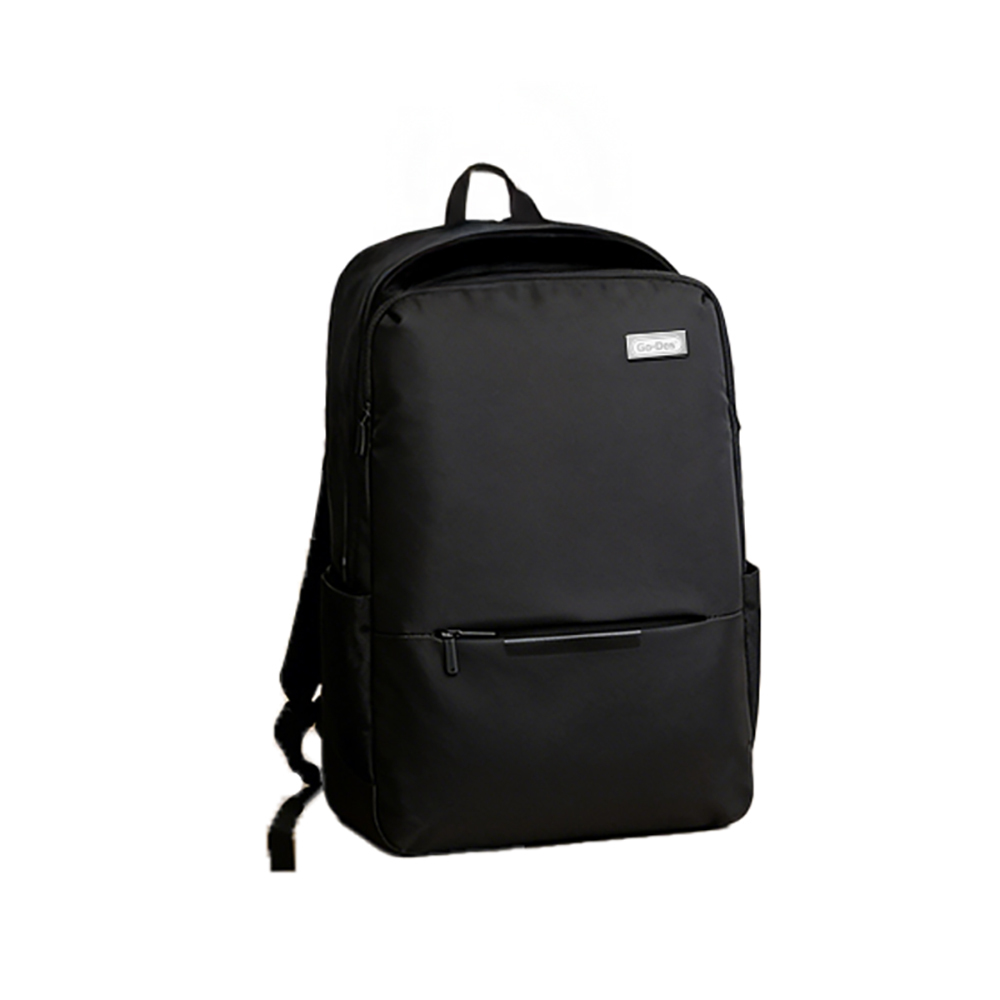 [RNZ-TA131790] Go Des GD-6005 Nefes Alabilen Kumaş Şok Emici Omuz Askılı Laptop ve Notebook Sırt Çantası (Siyah)