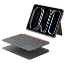 Apple iPad 10.9 2022 Uyumlu (5.Nesil) Wiwu MK-005 Combo 3in1 Kalem Bölmeli Klavyeli Standlı Kılıf