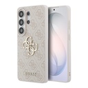 Samsung Galaxy S26 Ultra Uyumlu Kılıf Guess Orjinal Lisanslı PU Deri Büyük Metal Logo Dizaynlı Kapak