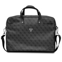 Guess Orjinal Lisanslı Sıcak Damgalı 4G Desenli Üçgen Logolu Omuz Askılı 15-16 inç Laptop Çantası