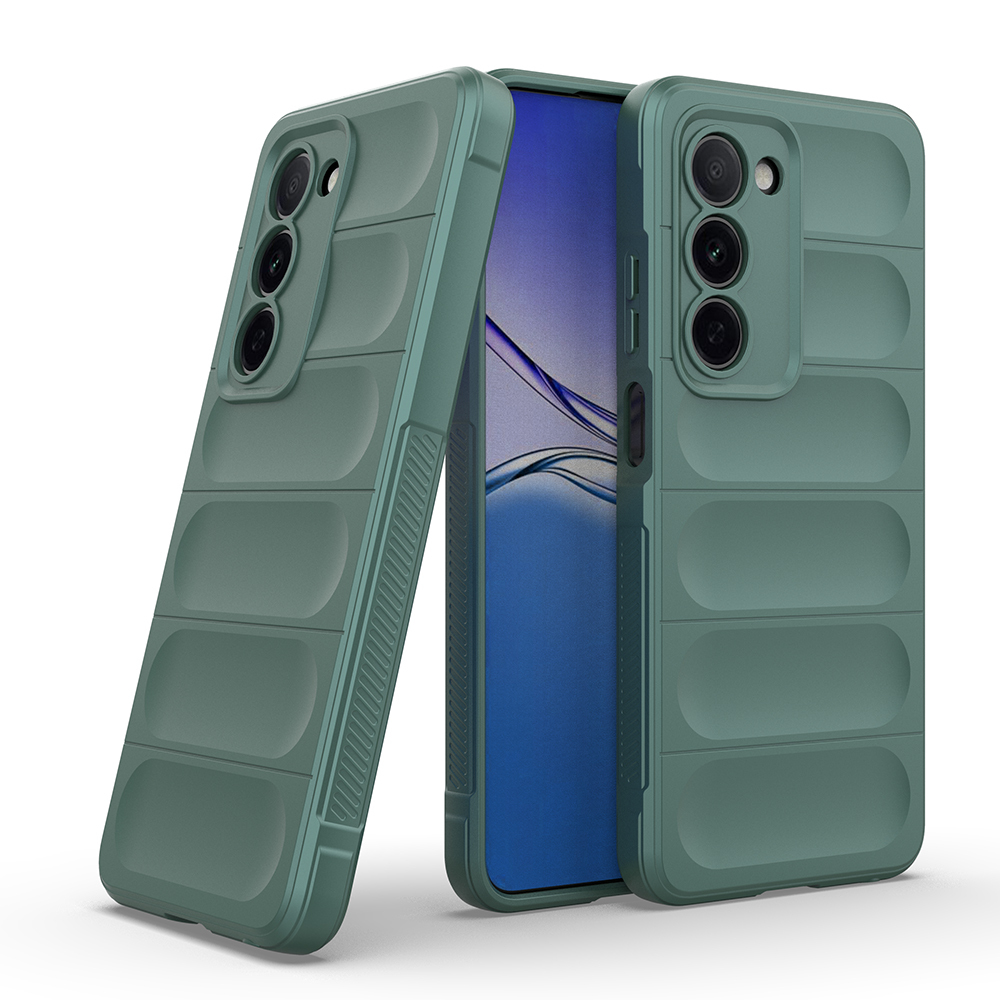 Oppo A5 Uyumlu Kılıf Esnek TPU Oyuklu Arka Yüzey Tasarımlı Zore Etnik Silikon Kapak