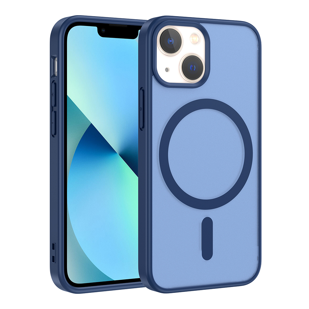 Apple iPhone 13 Mini Uyumlu Kılıf M-safe Şarj Özellikli Zore Babet Kapak