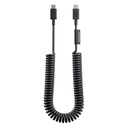 Native Union POP Serisi Type-C to Type-C Spiralli Şarj Kablosu 60W 2.4M