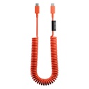 Native Union POP Serisi Type-C to Type-C Spiralli Şarj Kablosu 60W 2.4M