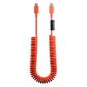 Native Union POP Serisi Type-C to Type-C Spiralli Şarj Kablosu 60W 2.4M
