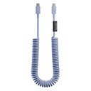 Native Union POP Serisi Type-C to Type-C Spiralli Şarj Kablosu 60W 2.4M