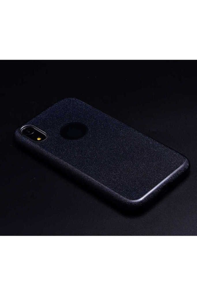 [RNZ-TA15487] Apple iPhone XR Uyumlu Kılıf Zore Shining Silikon (Siyah)