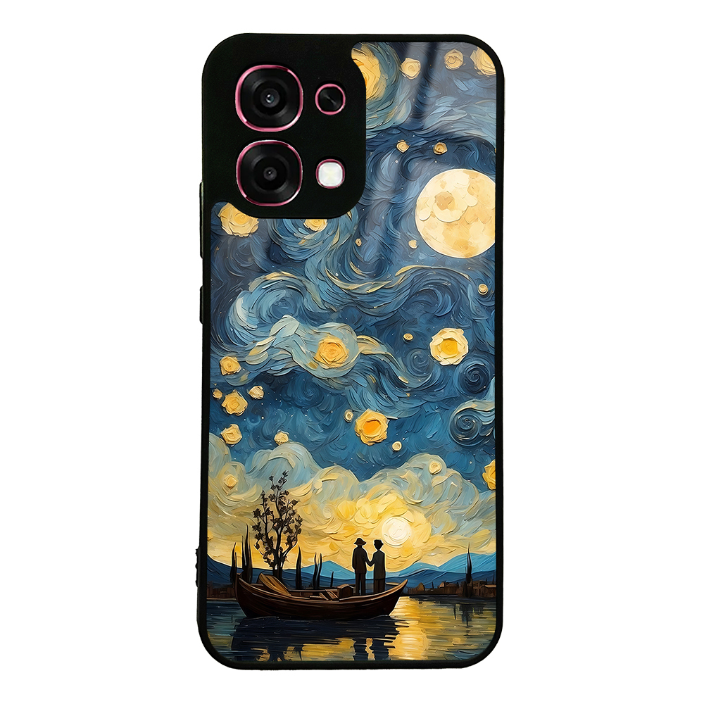 Oppo A6 Pro Uyumlu Kılıf Kamera Korumalı Desenli Zore Lusi Kapak