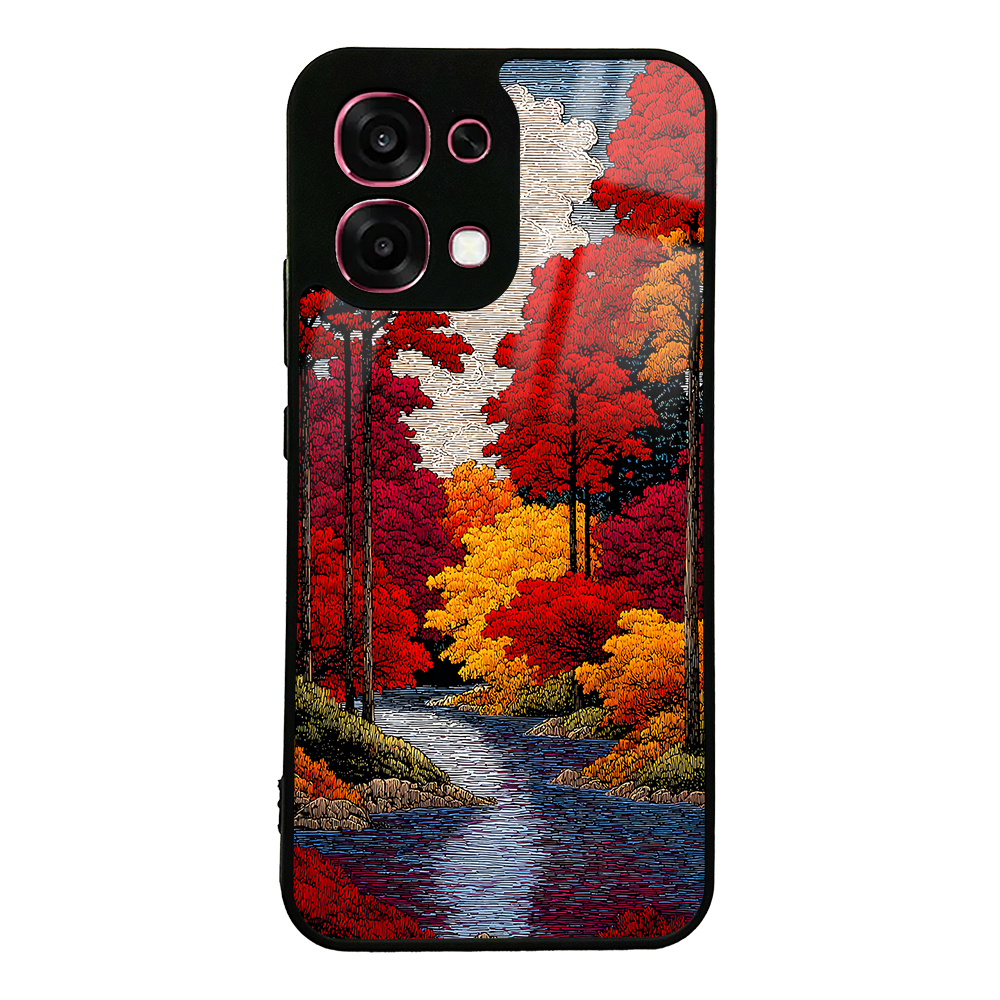 Oppo A6 Pro Uyumlu Kılıf Kamera Korumalı Desenli Zore Lusi Kapak