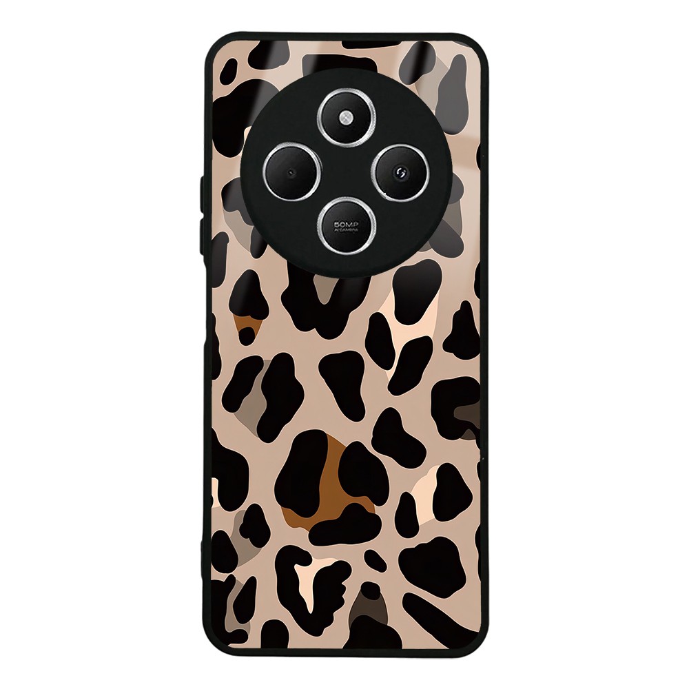 [RNZ-TA132265] Xiaomi Redmi 14C 4G Uyumlu Kılıf Kamera Korumalı Desenli Zore Lusi Kapak (Leopar)