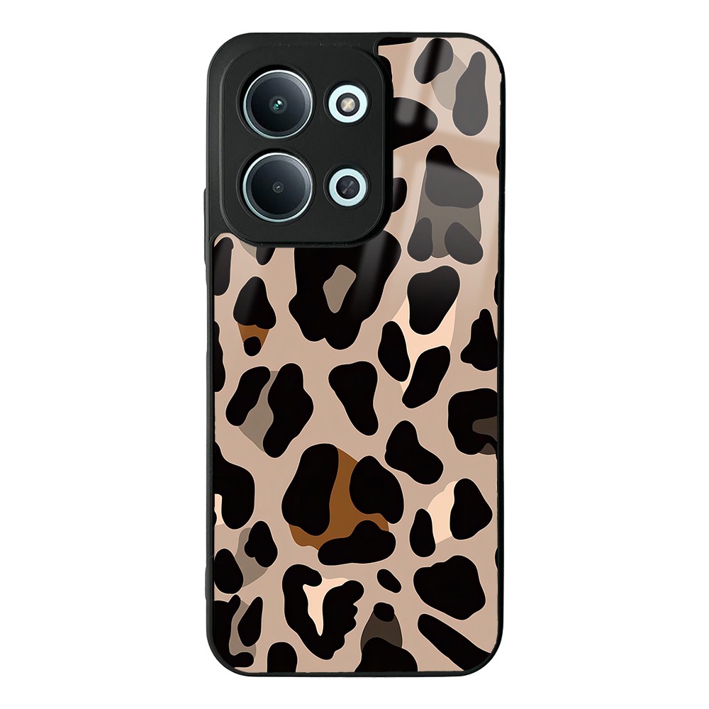 [RNZ-TA132272] Xiaomi Redmi 15C Uyumlu Kılıf Kamera Korumalı Desenli Zore Lusi Kapak (Leopar)
