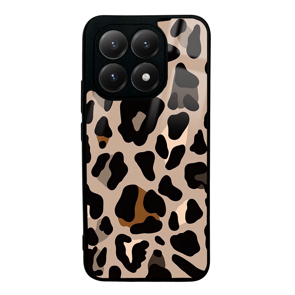 [RNZ-TA132314] Xiaomi 15T Uyumlu Kılıf Kamera Korumalı Desenli Zore Lusi Kapak (Leopar)