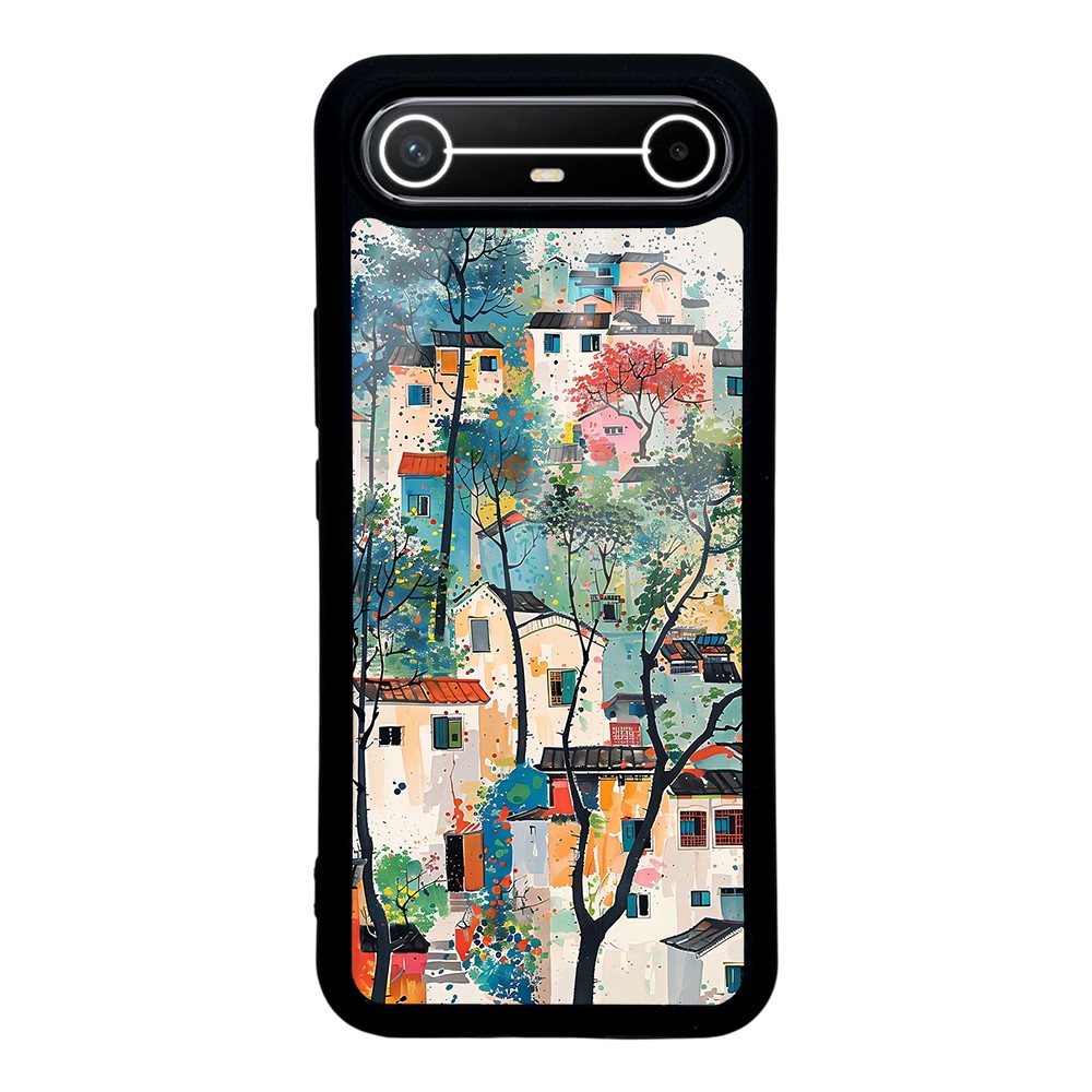 Tecno Spark Slim 5G Kılıf Kamera Korumalı Desenli Zore Lusi Kapak