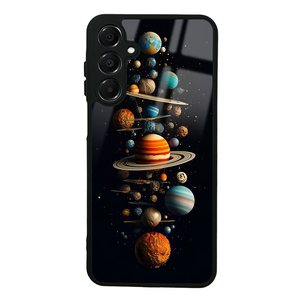 Samsung Galaxy A16 Uyumlu Kılıf Kamera Korumalı Desenli Zore Lusi Kapak