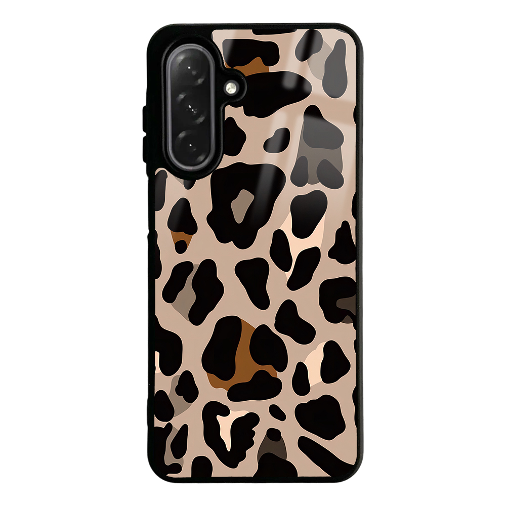 [RNZ-TA132363] Samsung Galaxy A26 Uyumlu Kılıf Kamera Korumalı Desenli Zore Lusi Kapak (Leopar)