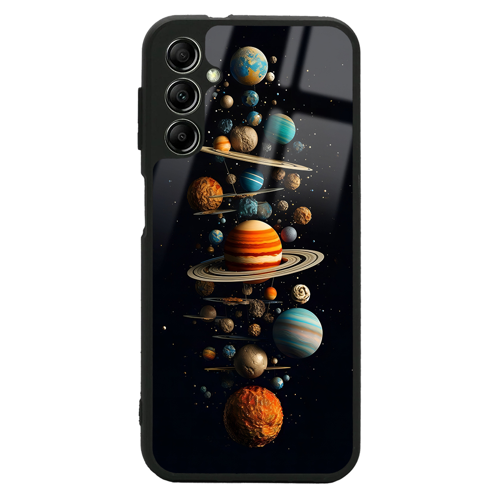 Samsung Galaxy A14 5G Uyumlu Kılıf Kamera Korumalı Desenli Zore Lusi Kapak