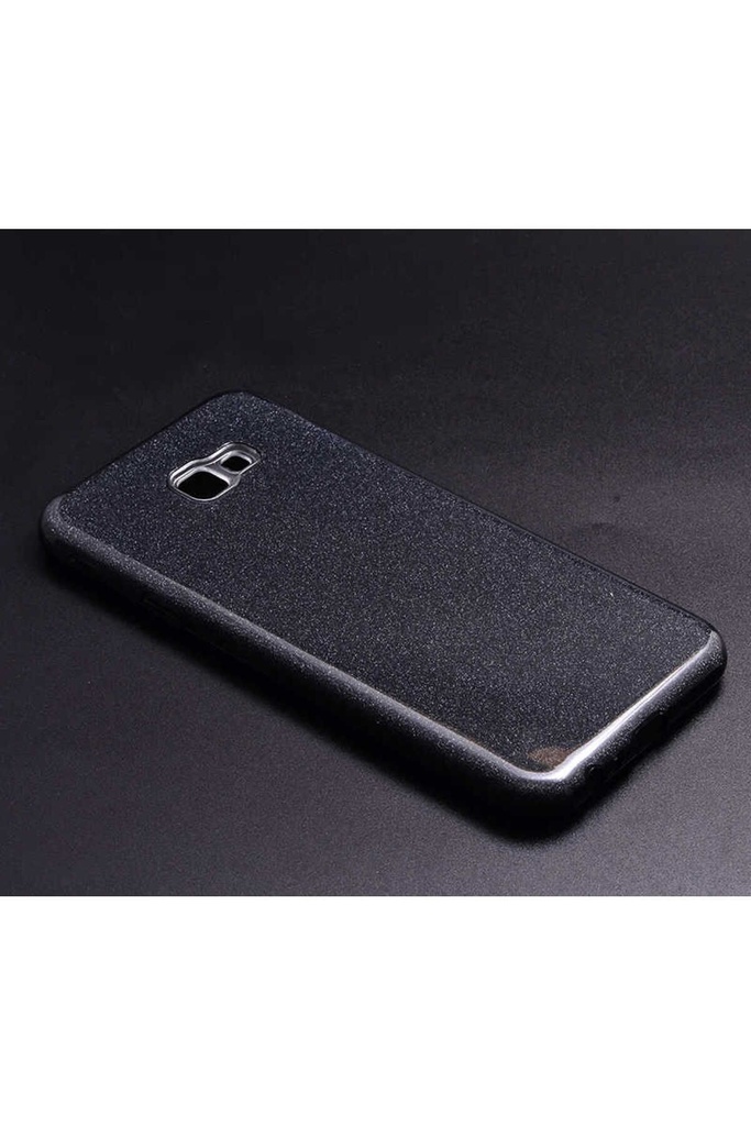 [RNZ-TA15501] Samsung Galaxy J4 Plus Uyumlu Kılıf Zore Shining Silikon (Siyah)
