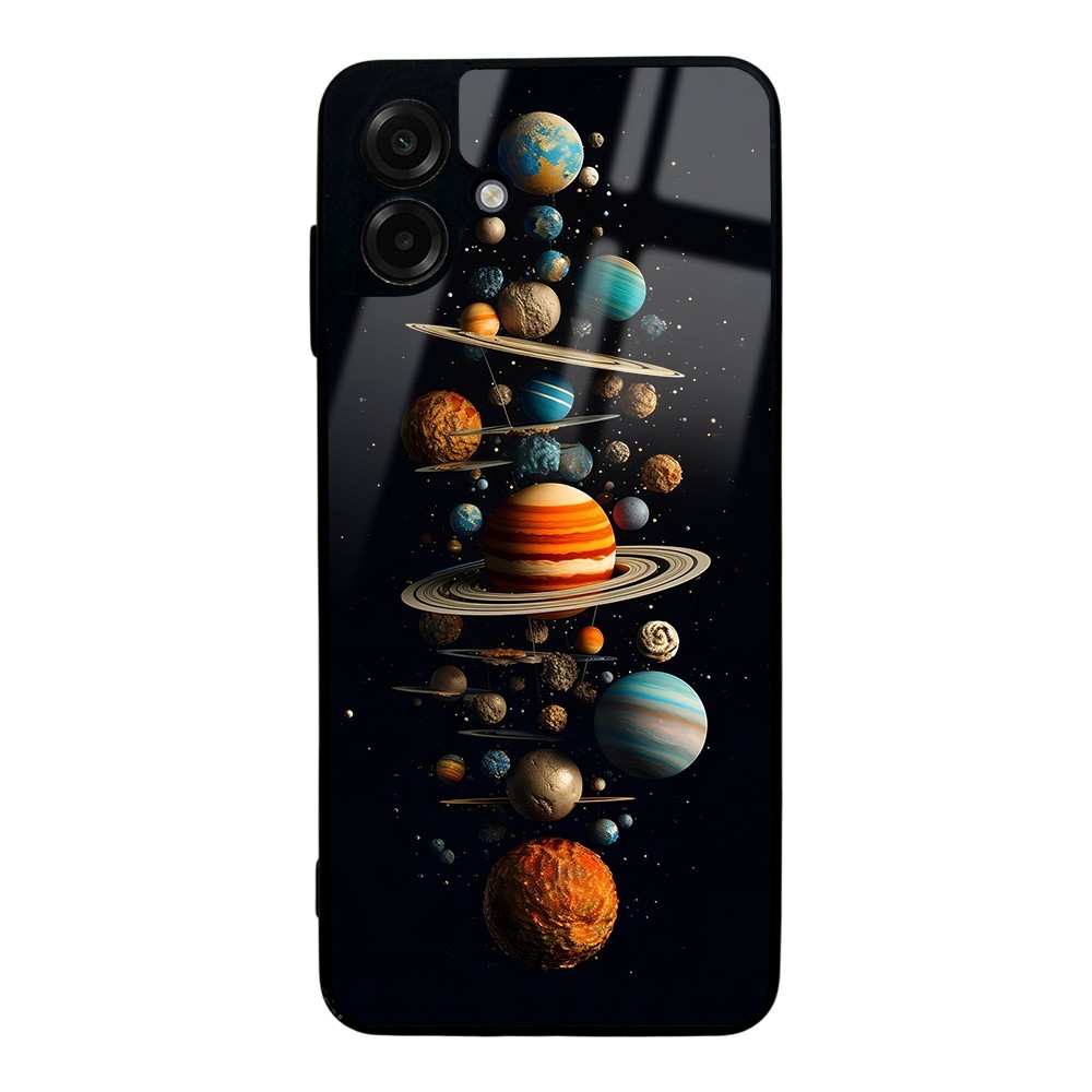 Samsung Galaxy A07 Uyumlu Kılıf Kamera Korumalı Desenli Zore Lusi Kapak