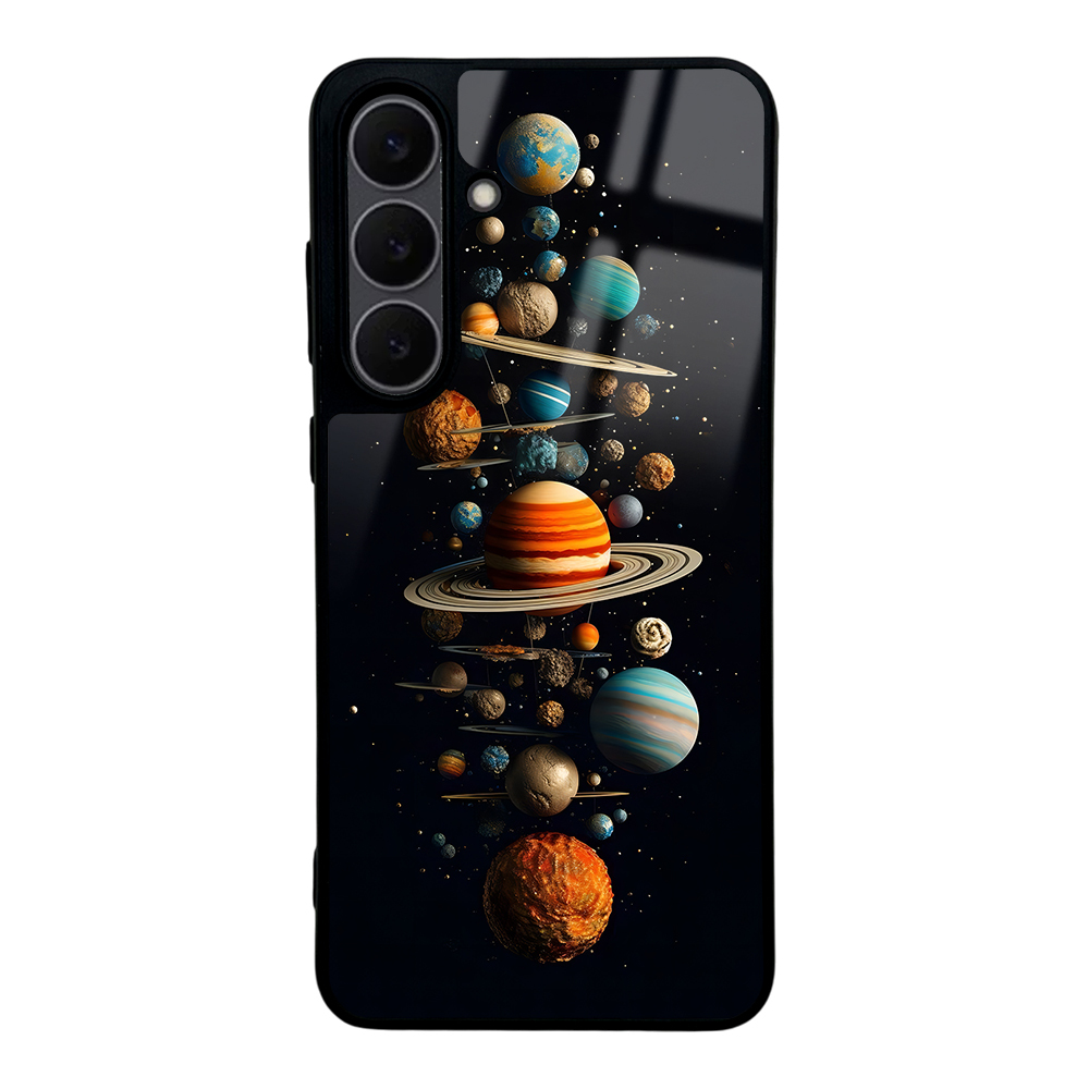 Samsung Galaxy S25 FE Uyumlu Kılıf Kamera Korumalı Desenli Zore Lusi Kapak
