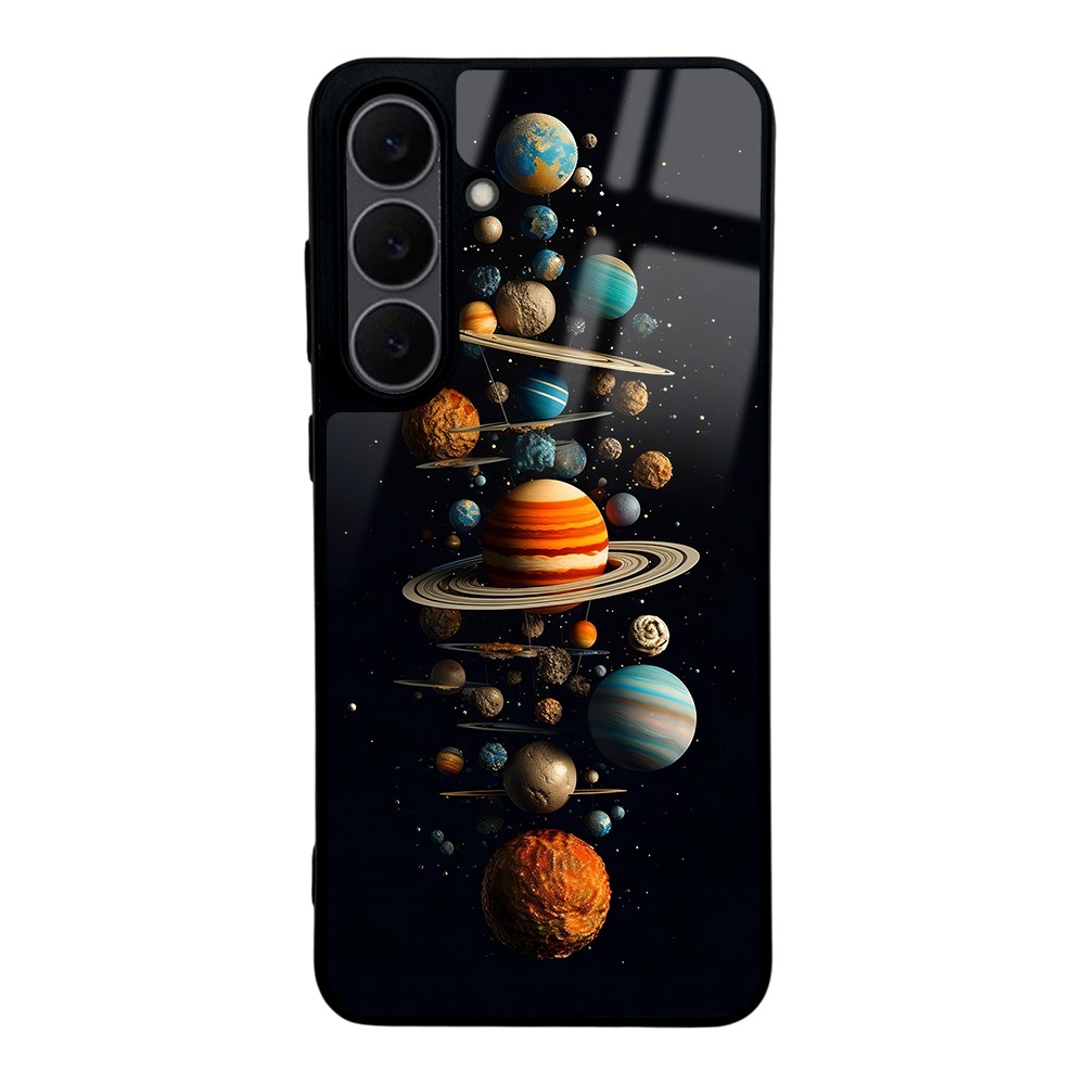 Samsung Galaxy S25 FE Uyumlu Kılıf Kamera Korumalı Desenli Zore Lusi Kapak