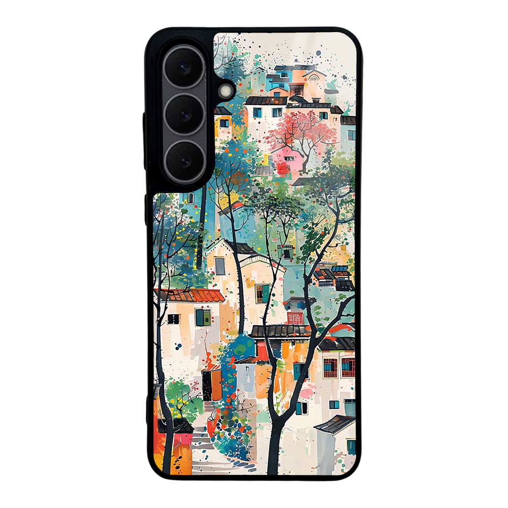 Samsung Galaxy S25 FE Uyumlu Kılıf Kamera Korumalı Desenli Zore Lusi Kapak