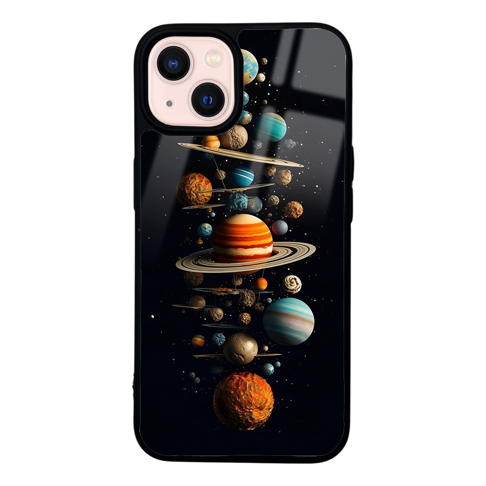 Apple iPhone 13 Uyumlu Kılıf Kamera Korumalı Desenli Zore Lusi Kapak