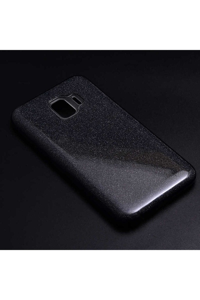 [RNZ-TA15508] Samsung Galaxy J2 Core Uyumlu Kılıf Zore Shining Silikon (Siyah)