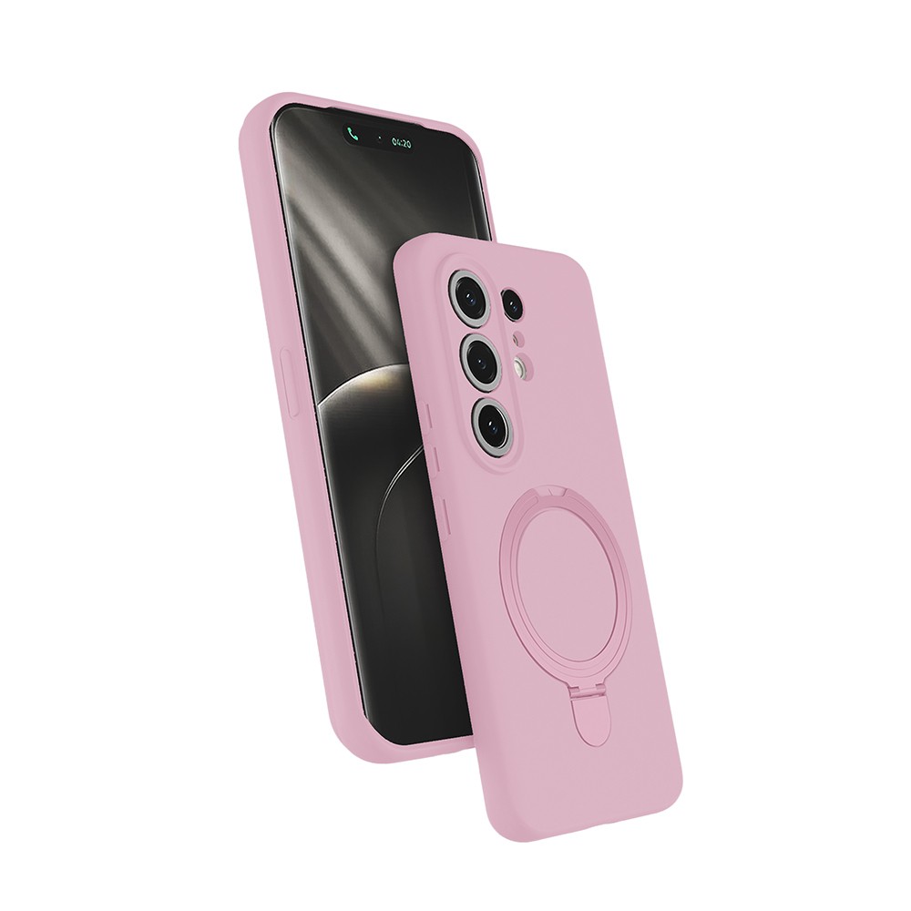Tecno Camon 50 Pro Uyumlu Kılıf M-safe Şarj Özellikli Standlı Zore Samara Kapak