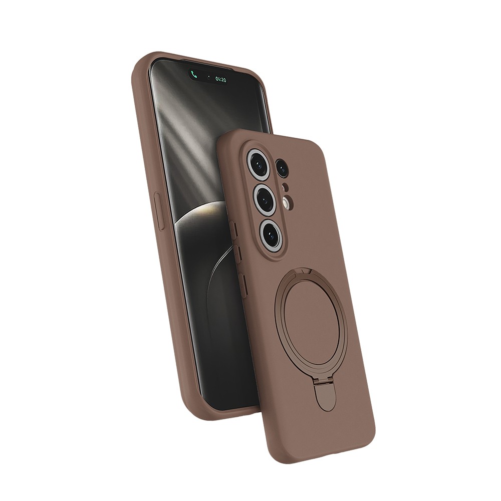 Tecno Camon 50 Pro Uyumlu Kılıf M-safe Şarj Özellikli Standlı Zore Samara Kapak