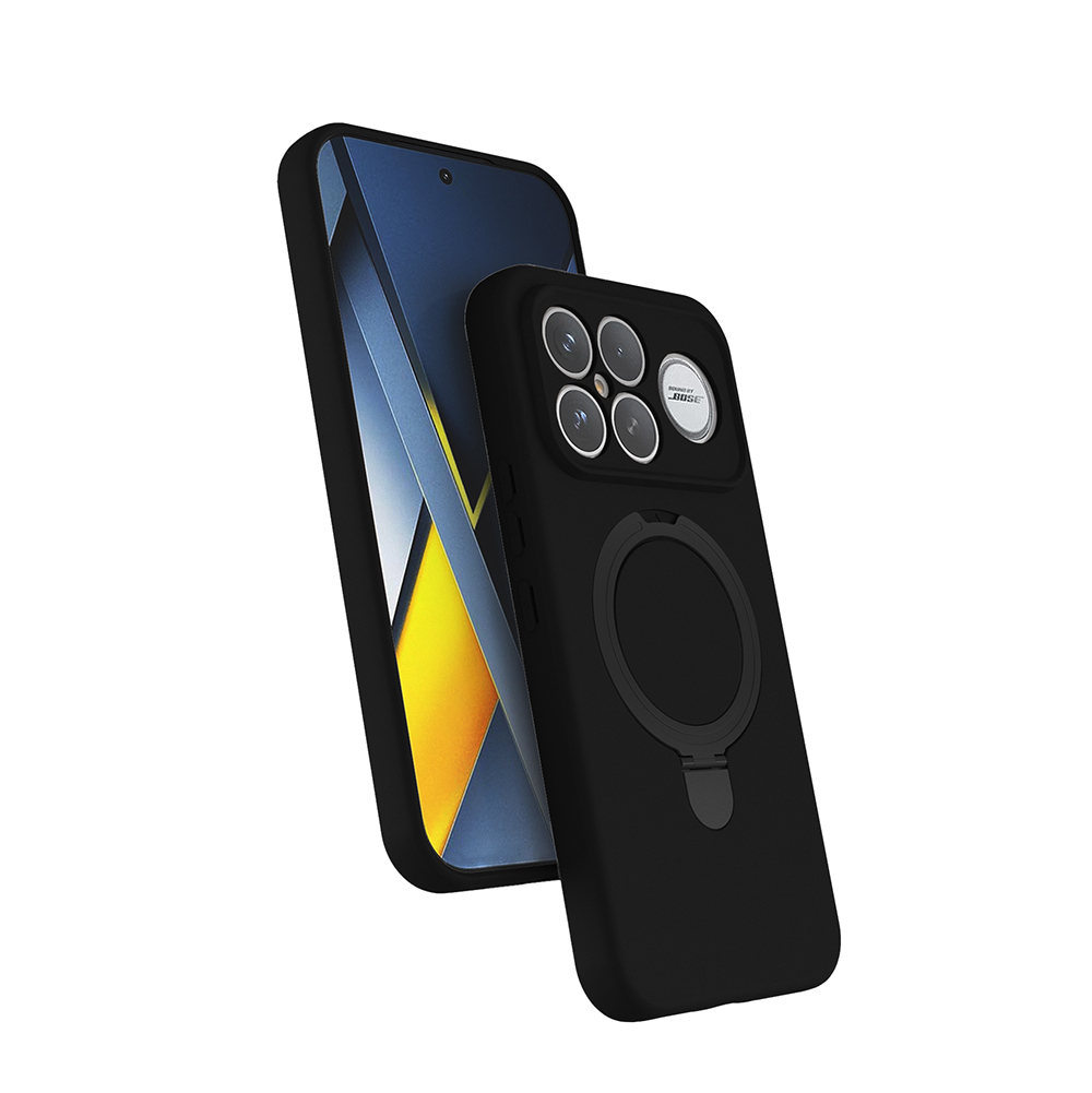 Xiaomi Poco F8 Ultra Uyumlu Kılıf M-safe Şarj Özellikli Standlı Zore Samara Kapak