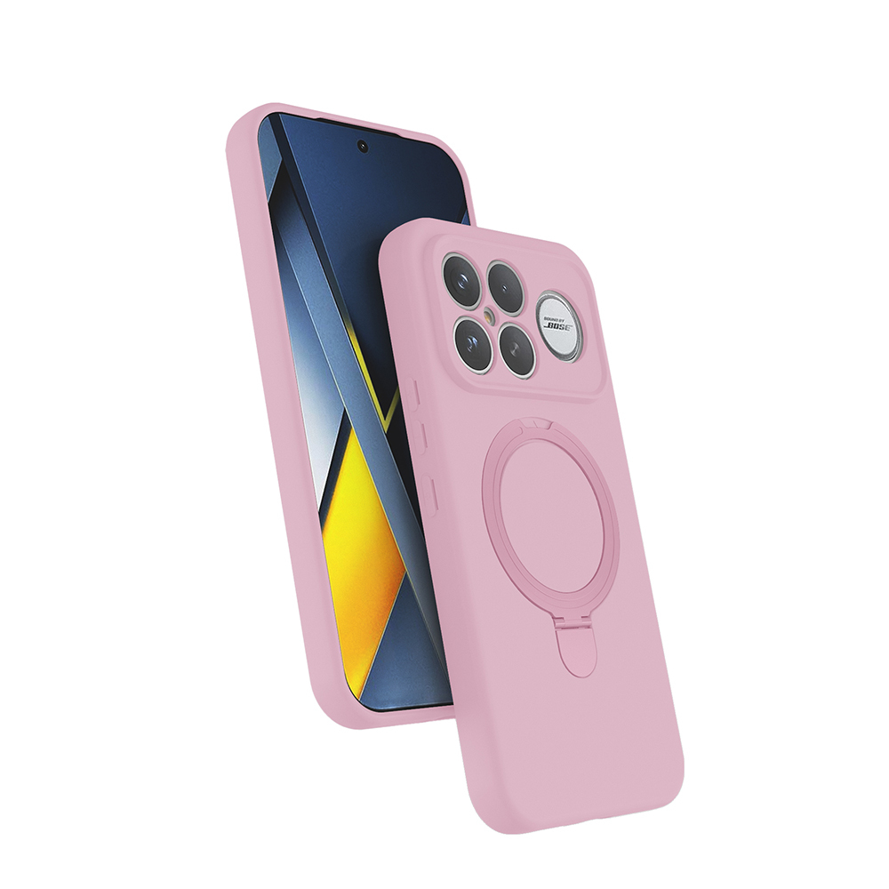 Xiaomi Poco F8 Ultra Uyumlu Kılıf M-safe Şarj Özellikli Standlı Zore Samara Kapak